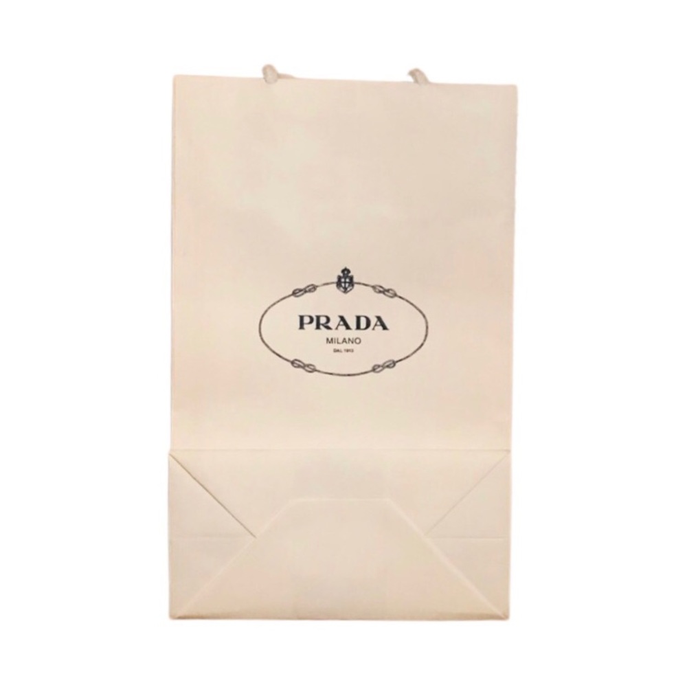 White Prada shopper bag